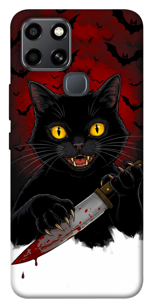Чохол Horror lucky cat для Infinix Smart 6