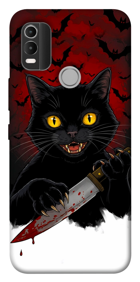 Чохол Horror lucky cat для Nokia C21 Plus