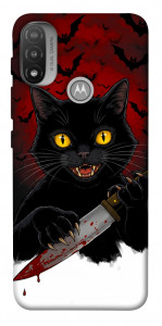 Чехол Horror lucky cat для Мotorola Moto E20