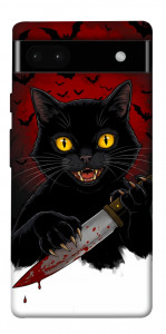 Чехол Horror lucky cat для Google Pixel 6A