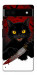 Чехол Horror lucky cat для Google Pixel 6A
