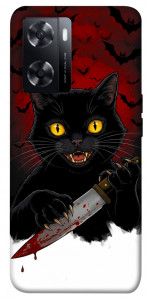 Чехол Horror lucky cat для Oppo A77s
