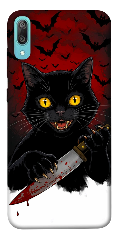 Чохол Horror lucky cat для Huawei Y6 Pro (2019)