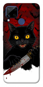 Чехол Horror lucky cat для Realme C15