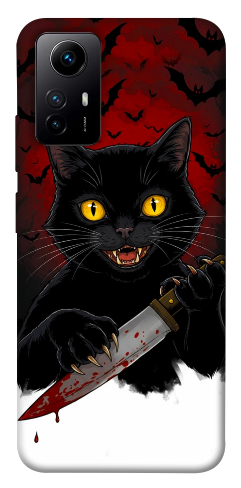 Чехол Horror lucky cat для Xiaomi Redmi Note 12S