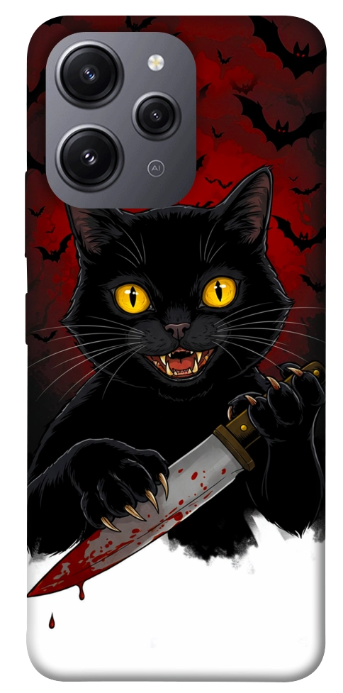 Чехол Horror lucky cat для Xiaomi Redmi 12