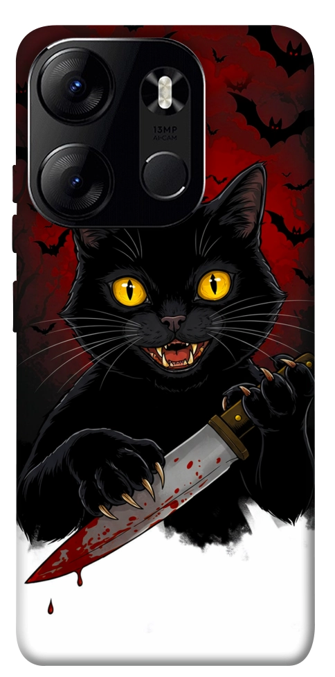 Чохол Horror lucky cat для Tecno Spark Go 2023