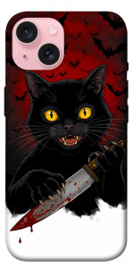 Чохол Horror lucky cat для iPhone 15