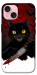 Чехол Horror lucky cat для iPhone 15