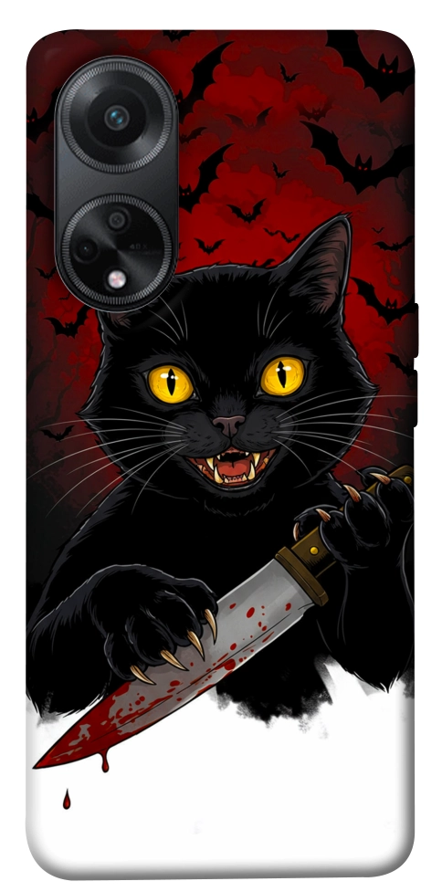 Чехол Horror lucky cat для Oppo A98