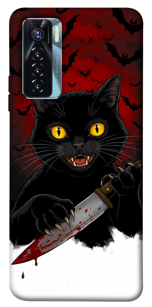 Чехол Horror lucky cat для TECNO Camon 17 Pro