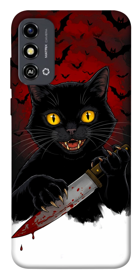 Чохол Horror lucky cat для ZTE Blade A53