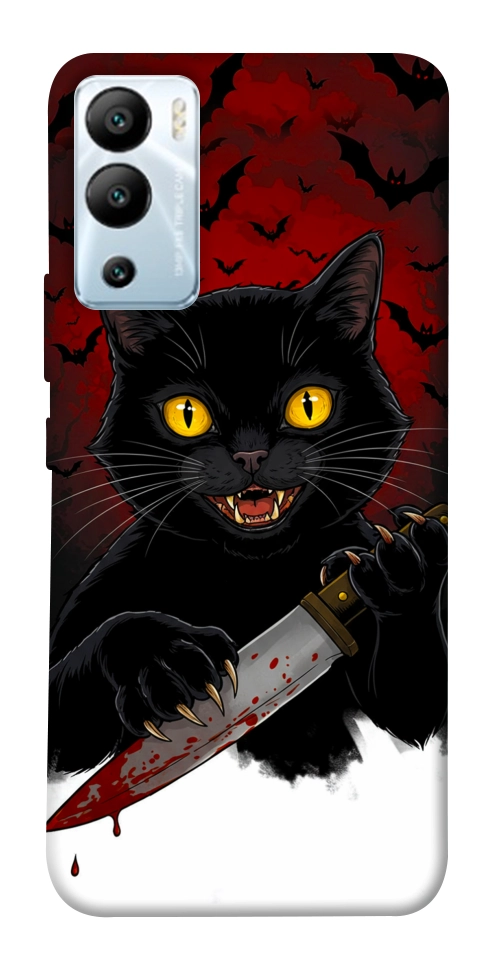 Чохол Horror lucky cat для Infinix Hot 12i