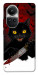 Чехол Horror lucky cat для Oppo Reno 10
