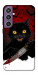 Чехол Horror lucky cat для Galaxy S23 FE