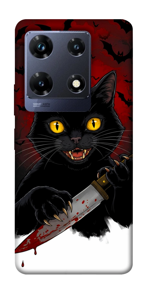 Чехол Horror lucky cat для Infinix Note 30 Pro NFC