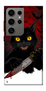 Чехол Horror lucky cat для Galaxy S24 Ultra