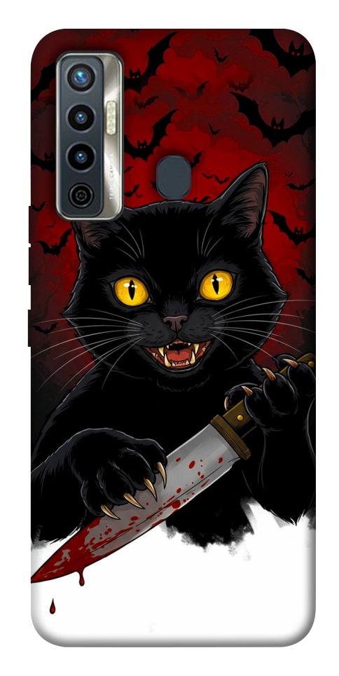 Чехол Horror lucky cat для TECNO Camon 17