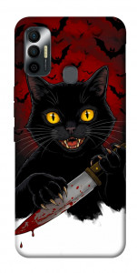 Чехол Horror lucky cat для TECNO Spark 7