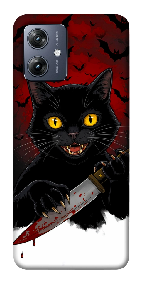 Чехол Horror lucky cat для Motorola Moto G54