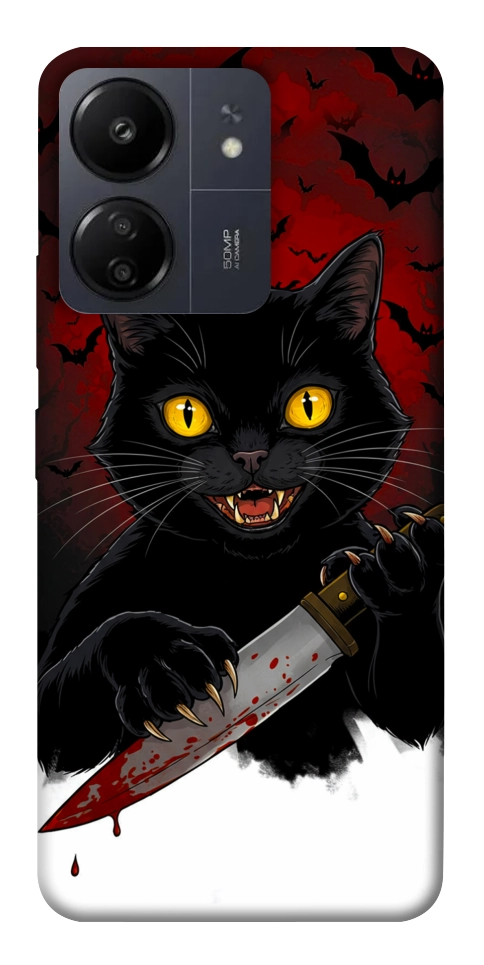 Чехол Horror lucky cat для Xiaomi Poco C65