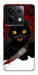 Чехол Horror lucky cat для Xiaomi Redmi Note 13 Pro 4G