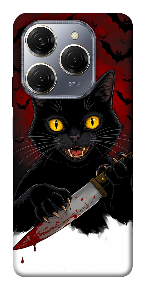 Чохол Horror lucky cat для TECNO Spark 20 Pro