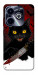 Чехол Horror lucky cat для Infinix Hot 40i