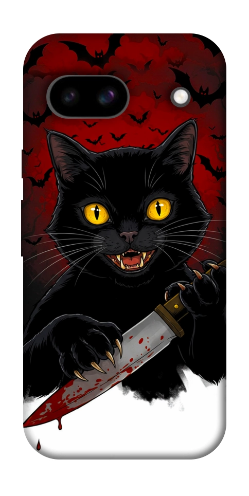 Чехол Horror lucky cat для Google Pixel 8a