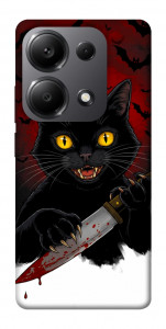 Чехол Horror lucky cat для Xiaomi Redmi Note 13 Pro 5G