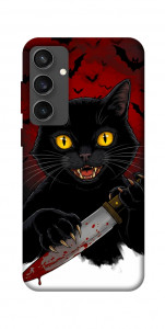 Чехол Horror lucky cat для Galaxy S24 FE