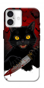 Чохол Horror lucky cat для iPhone 16