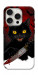 Чехол Horror lucky cat для iPhone 16 Pro Max