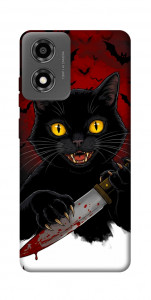 Чохол Horror lucky cat для Motorola Moto E14