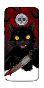 Чохол Horror lucky cat для Motorola Moto G6 Plus
