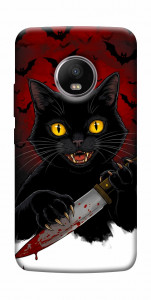 Чехол Horror lucky cat для Motorola Moto G5S