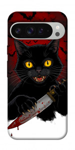 Чехол Horror lucky cat для Google Pixel 9 Pro XL