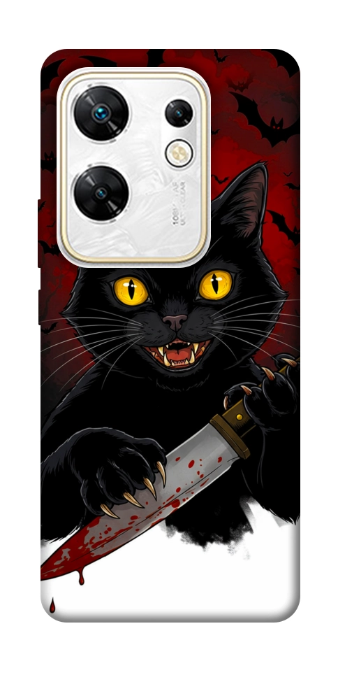 Чехол Horror lucky cat для Infinix Zero 30 4G