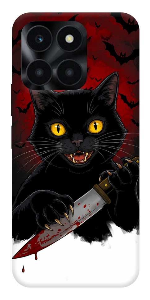 Чехол Horror lucky cat для Huawei Honor X6a