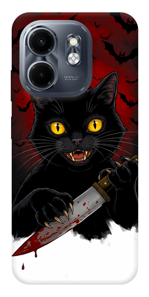 Чехол Horror lucky cat для Infinix Smart 9 4G