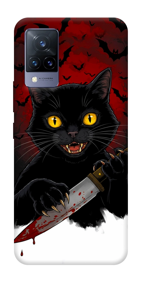 Чехол Horror lucky cat для Vivo V21