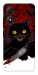 Чехол Horror lucky cat для ZTE Blade A34 4G