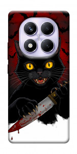 Чехол Horror lucky cat для Xiaomi Redmi Note 14 Pro 4G