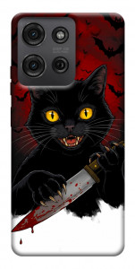 Чехол Horror lucky cat для Motorola Moto G75 5G