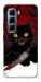 Чехол Horror lucky cat для Infinix Hot 50 Pro