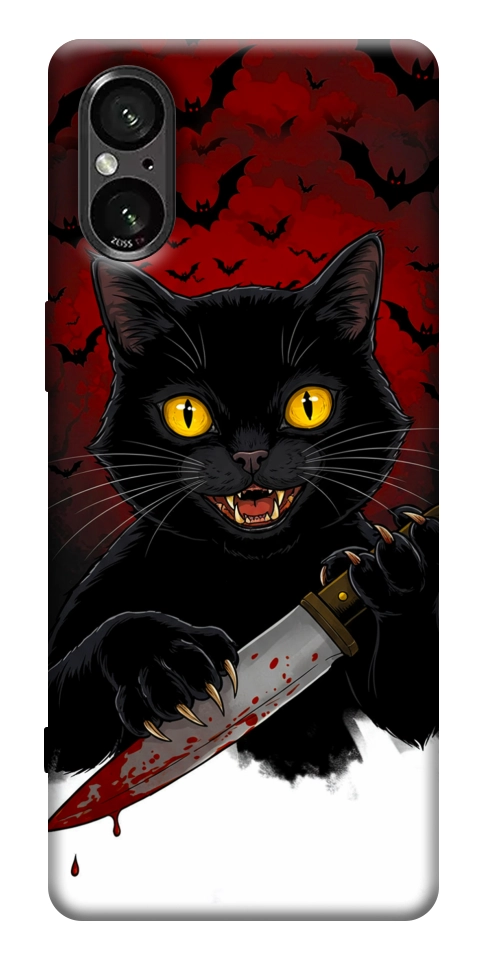 Чехол Horror lucky cat для Sony Xperia 5 V