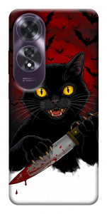 Чехол Horror lucky cat для Oppo A60 4G