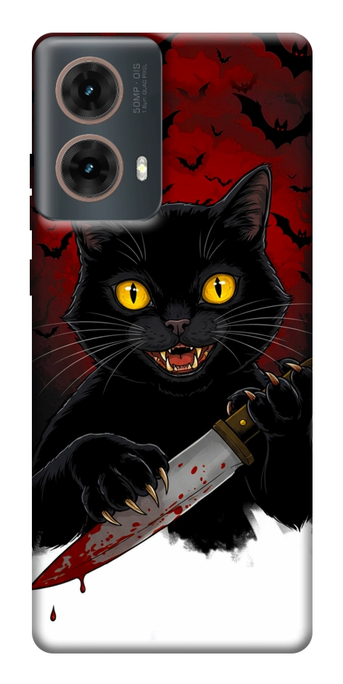 Чехол Horror lucky cat для Motorola Moto G85
