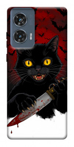 Чехол Horror lucky cat для Motorola Edge 50 Fusion