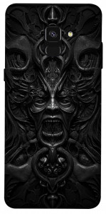 Чехол Horror pattern для Galaxy A8 (2018)